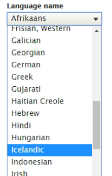 language