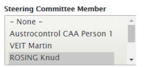 steering committee member